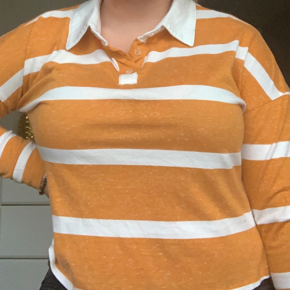 Cute collar neck top